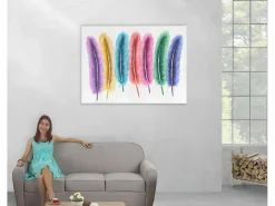 Pintura al óleo plumas pintadas a mano^MCW Hot