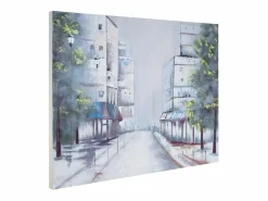 MCW Pintura al óleo pueblo pintado a mano Multicolor Discount