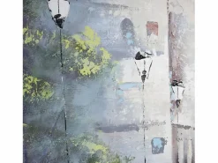 MCW Pintura al óleo pueblo pintado a mano Multicolor Discount