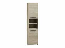 TOPESHOP Columna De Baño|PISA - Armario de baño estilo moderno -170x40x30cm - Armario de pared de baño - Almacenamiento de baño