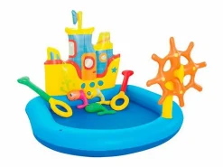 Piscina Barco remolcador 140 x 130 x 104 cm con figuras hinchables^Bestway Best