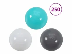 Piscina de bolas para niños con 300 bolas 75x75x32 cm ES366466 Multicolor Sale