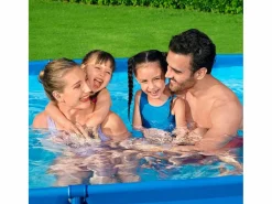Bestway Piscina desmontable Deluxe Splash Frame Pool 3300L forma rectangular 66x300x201 cm Azul Online