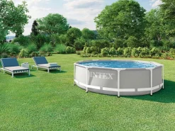 Piscina desmontable Prism Frame 4.485L 4 personas con depuradora 76xØ305 cm^Intex Hot