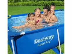 Bestway Piscina Tubular|Piscina Desmontable Tubular Infantil Steel Pro 259x170x61 cm