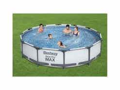 Bestway Piscina Tubular|Piscina Desmontable Tubular Steel Pro Max 366x76 cm con Depuradora Cartucho 1.249 L/H