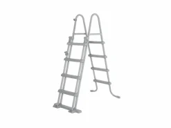Bestway Piscina Tubular|Piscina Desmontable Tubular Steel Pro Max Diseño Piedra Ø549x122 cm Depuradora Cartucho 5.678 L/H Cobertor y Escalera