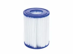 Bestway Piscina Tubular|Piscina Desmontable Tubular Power Steel 404x201x100 cm Depuradora Cartucho 2.006 L/H y Escalera