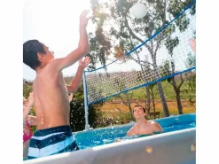 Piscina desmontable Ultra XTR Frame con malla+pelota de voleibol 31805L gris 732x366 cm^Intex Outlet