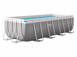 Piscina elevada rectangular 400x200x122 cm con bomba y escalera^Intex Best