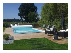Habitat et jardin Piscina De Madera|Piscina rectangular de madera "Oceano" - 9.20 x 5.20 x 1.44 m