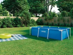 Intex Piscina rectangular Small Frame familiar 28271 2282L 65x260x160 cm Azul Best