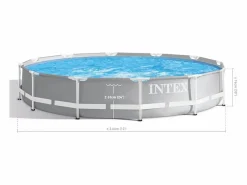 Piscina tubular Prism Frame redonda 3,66 x 0,76 m - - claro^Intex