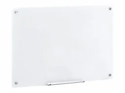 Pizarra Magnética de Cristal SucceBuy, 90 x 60cm, Borrado en Seco Sin Marco^ Online