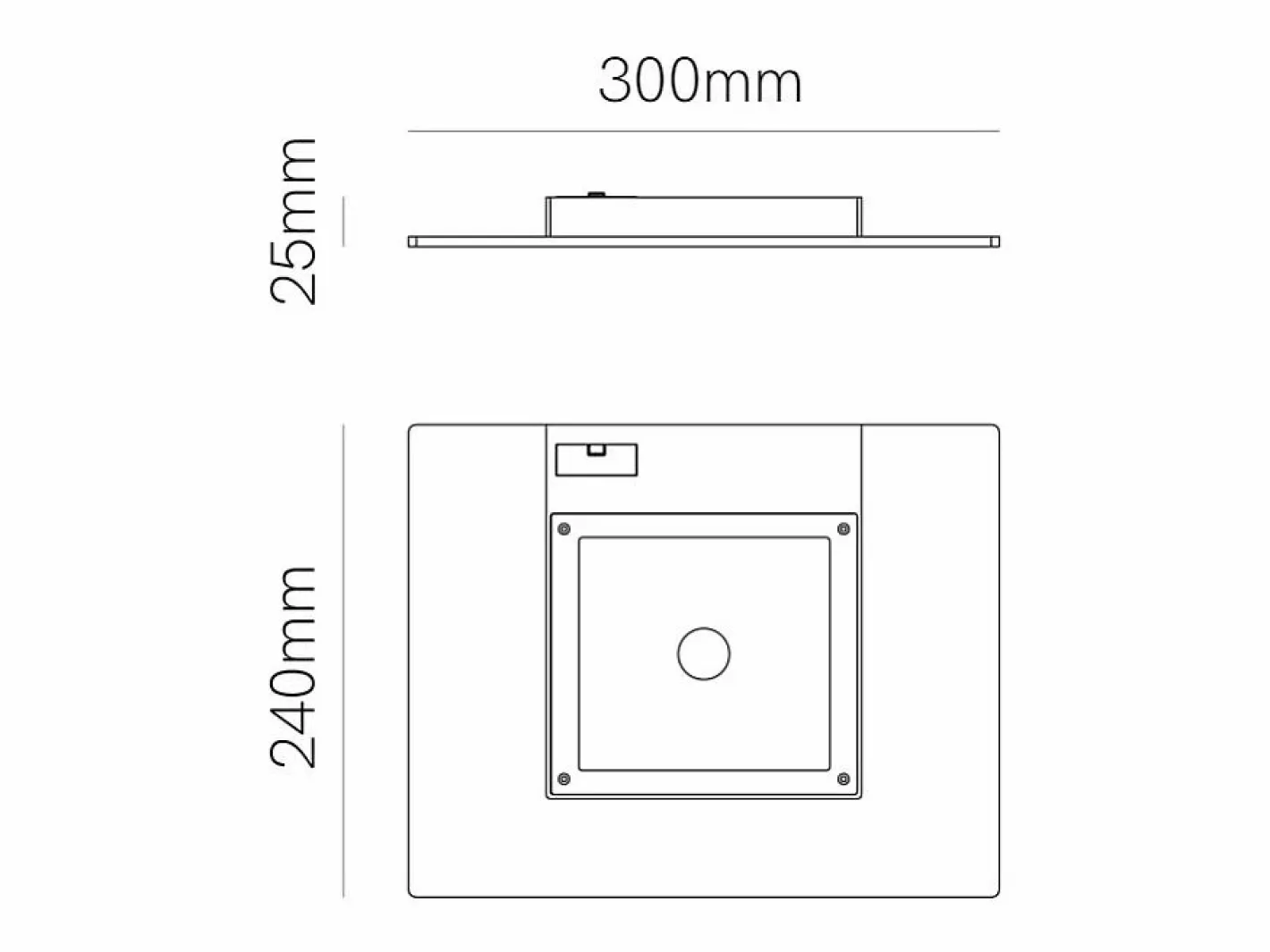 Pla Corten - Aplique de pared LED de 35 W con interruptor CCT 2700K/3200K/4000K en aluminio, luz de pared ascendente - Beneito & Faure^ Discount