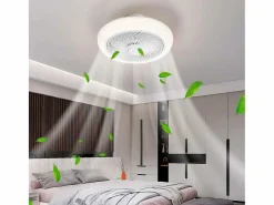 Aire Acondicionado, Ventilación|Plafón ventilador Tristán Helios Home 36W luz LED 3 velocidades + control remoto Ø53x22 cm