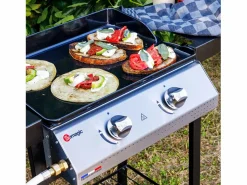 Plancha de asar a gas 2 fuegos 5,3kW PAMPLUNA^Somagic Outlet