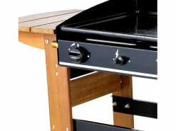 Plancha de asar a gas ASCAIN 2 quemadores 6kW - Madera^Somagic New