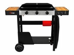 Somagic Plancha Cocina|Plancha de asar a gas SAN SEBASTIAN 3 quemadores 6,45kW -