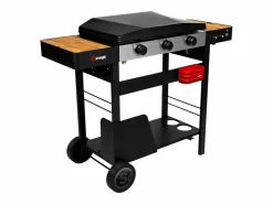 Somagic Plancha Cocina|Plancha de asar a gas SAN SEBASTIAN 3 quemadores 6,45kW -