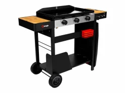Somagic Plancha Cocina|Plancha de asar a gas SAN SEBASTIAN 3 quemadores 6,45kW -