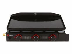 Somagic Plancha de gas 3 quemadores Canto 300 - Gris Outlet
