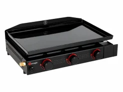 Somagic Plancha de gas 3 quemadores Canto 300 - Gris Outlet