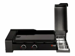 Somagic Plancha de gas especial hamburguesas 5,6kW - Negro Clearance