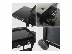 Plancha de gas MÉRIDA 4 quemadores 8kW + carrito^Happy Garden Best