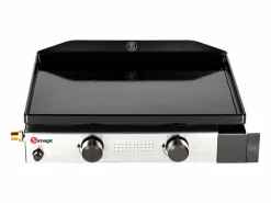 Somagic Plancha Cocina|Plancha de gas SOLIA 200 2 quemadores 4,25kW -