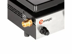 Somagic Plancha Cocina|Plancha de gas SOLIA 200 2 quemadores 4,25kW -
