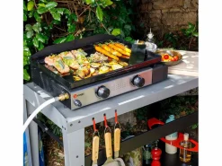 Somagic Plancha Cocina|Plancha de gas SOLIA 200 2 quemadores 4,25kW -