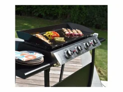 Plancha de gas VALENCIA 4 quemadores 10kW^Happy Garden