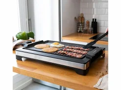 Plancha eléctrica Cecotec Tasty&Grill 2000 Inox MixStone 2000W /inox Negro New
