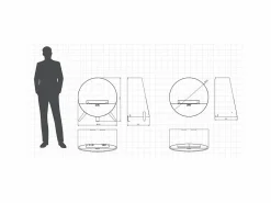 Planika Chimenea|Chimenea|- Chimenea de bioetanol de pared y suelo sin ventilación BEV, con burbujas, control remoto, de acero, para pared y suelo