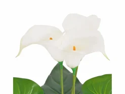 Planta artificial con maceta Cala 85 cm Blanca^ Clearance