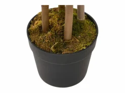 Planta artificial con maceta Bamboo Twiggy 90 cm Verde Online