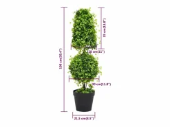 Planta Artificial|Planta artificial de boj con maceta 100 cm