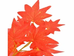 Planta de arce artificial con maceta roja de 120 cm Rojo