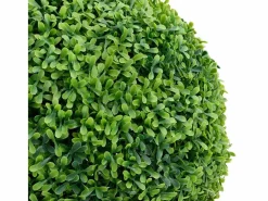 Planta de boj artificial con maceta en forma de bola 71 cm Verde Clearance