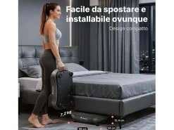 Plataforma vibratoria , 99 niveles, Bluetooth, control remoto, LED con pantalla táctil, altavoz integrado, modo dual, Baixo Ruído, Máx 158kg^MERACH New