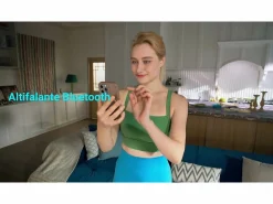 MERACH Plataforma vibratoria , 99 niveles, Bluetooth, control remoto, LED con pantalla táctil, altavoz integrado, modo dual, Baixo Ruído, Máx 158kg Blanco Outlet
