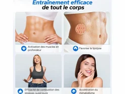 MERACH Aparato De Musculación|Plataforma Vibratoria Silenciosa , 11 Niveles, LED, Bluetooth, Altavoz Integrado, Control Remoto, Modo Manual/Automático, Máx 181kg,