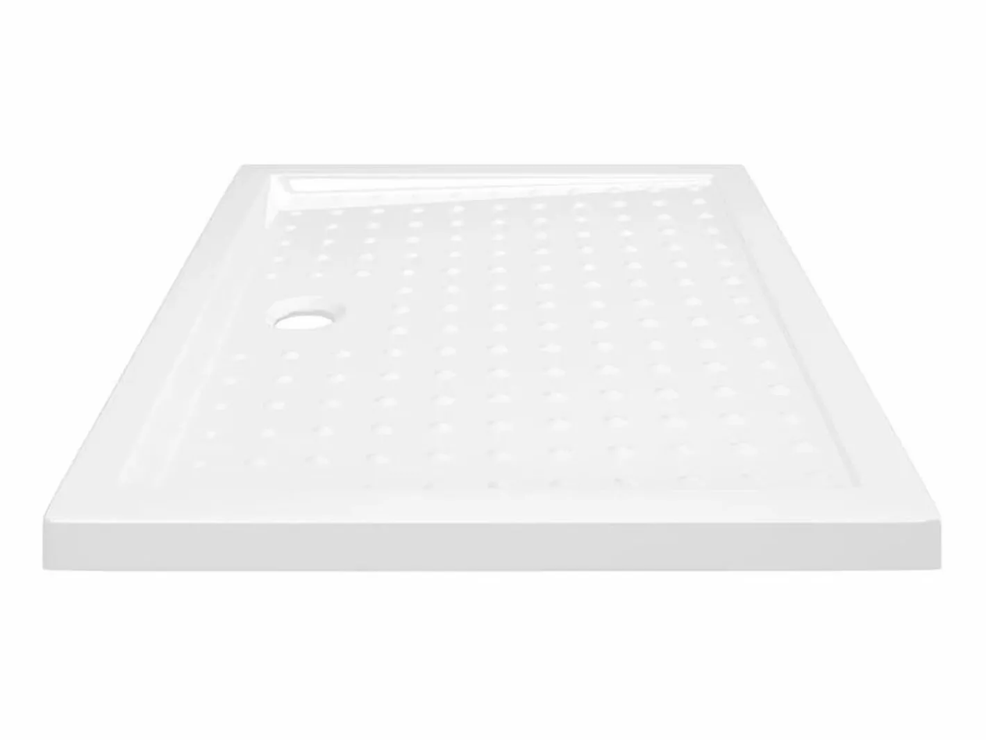Plato de ducha con puntos ABS 90x70x4 cm ES297959 Blanco Best