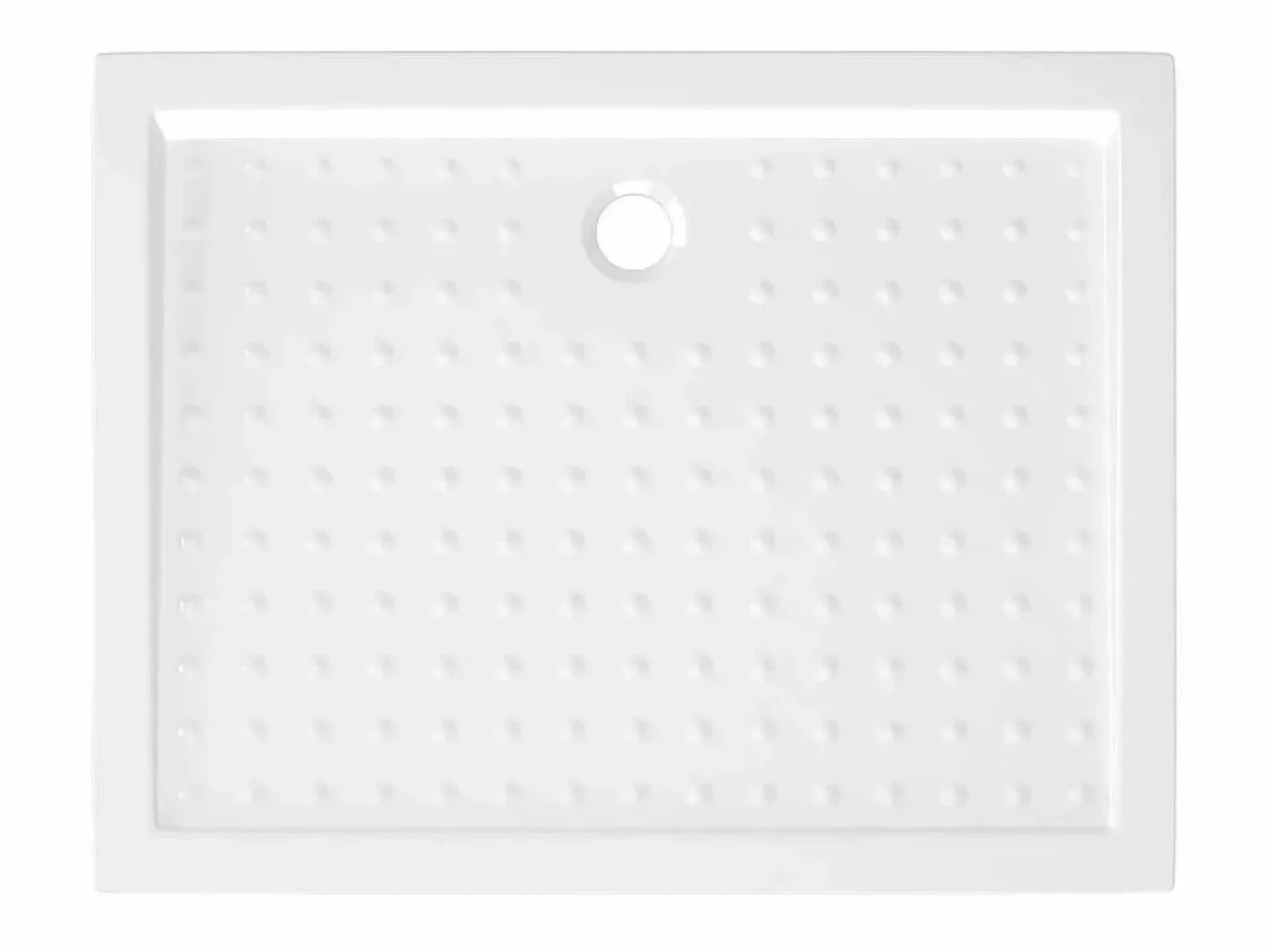 Plato de ducha con puntos ABS 90x70x4 cm ES297959 Blanco Best