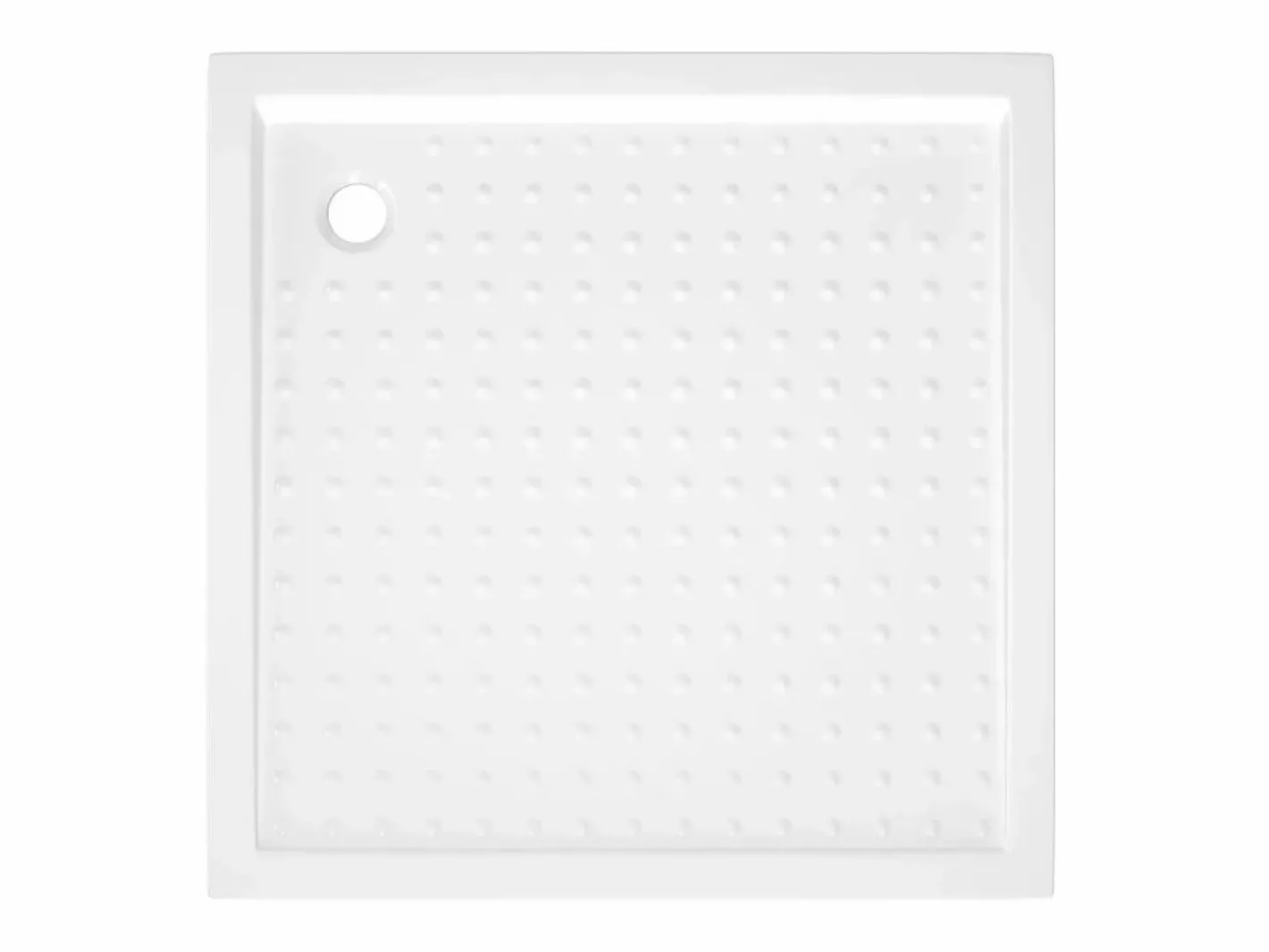 Plato de ducha con puntos ABS 90x90x4 cm ES473047 Blanco Best
