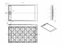 Plato de ducha de resina - - 160 x 90 cm - LYROSA^Shower & Design Best