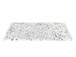 Plato de ducha extraplano recortable en resina SMC - terrazo naranja - 120 x 90 cm - MIRNOSA^Shower & Design Best
