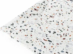 Plato de ducha extraplano recortable en resina SMC - terrazo naranja - 120 x 90 cm - MIRNOSA^Shower & Design Best