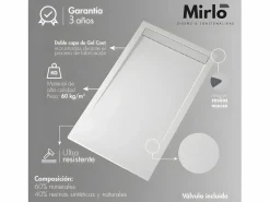 STANO Plato de ducha pizarra CLEVER 90x210 cm Blanco Online